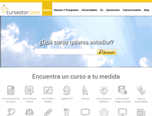 Tablet Screenshot of curseator.com